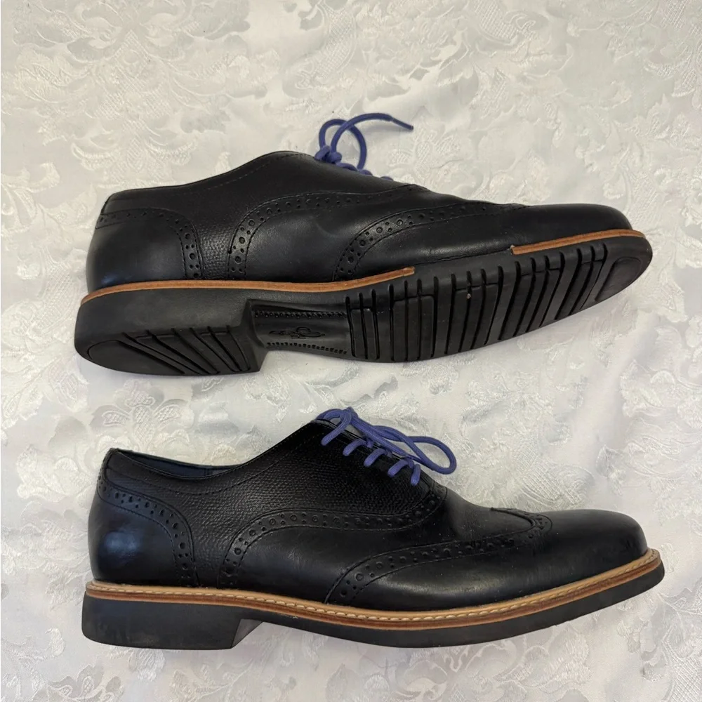 Cole Haan‎ Grand Evolution Great Jones Leather Wingtip Oxford Black 10M Shoe